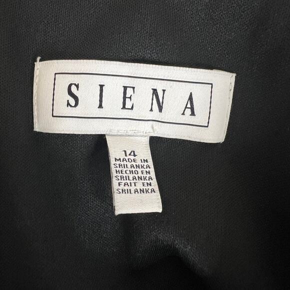 Y2K Sequin Slip Dress Size 14 Blue Green Black Party Prom Babydoll Cocktail - Picture 5 of 8